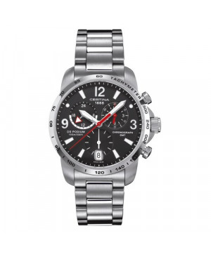 Szwajcarski, sportowy zegarek męski Certina DS Podium Big Size Chrono GMT C001.639.11.057.00 (C0016391105700)