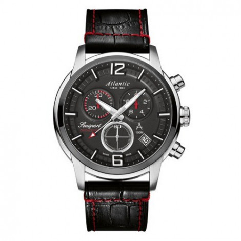 Sportowy szwajcarski zegarek męski Atlantic Seaport 87461.42.45 (874614245)