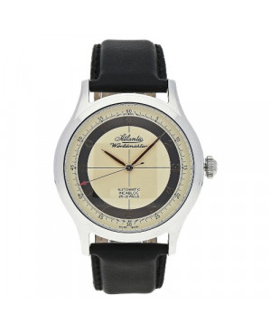 Klasyczny zegarek męski, szwajcarski Atlantic Wordmaster 53754.41.93RB (537544193RB)