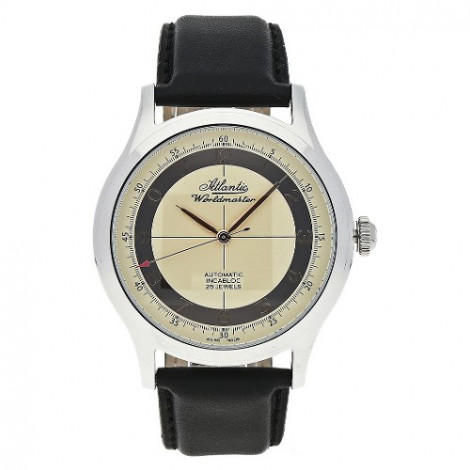 Klasyczny zegarek męski, szwajcarski Atlantic Wordmaster 53754.41.93RB (537544193RB)