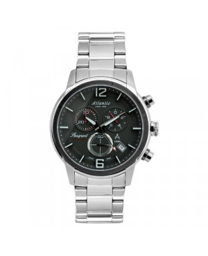 Sportowy zegarek męski szwajcarski Atlantic Seaport 87466.42.45 (874664245)