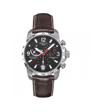 Szwajcarski, sportowy zegarek męski Certina DS Podium Big Size Chrono GMT C001.639.16.057.00 (C0016391605700)