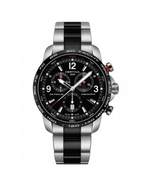 Szwajcarski, sportowy zegarek męski Certina DS Podium Chronograph 1/100 sec C001.647.22.057.00 (C0016472205700)