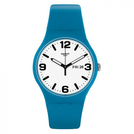 Szwajcarski, modowy zegarek SWATCH Originals New Gent SUOS704 COSTAZZURRA