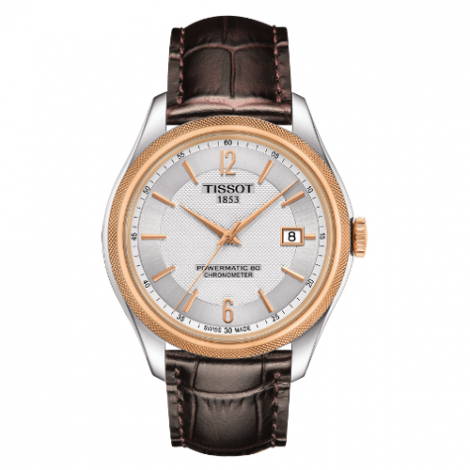 Szwajcarski, elegancki zegarek męski TISSOT BALLADE POWERMATIC 80 T108.408.26.037.00 (T1084082603700)