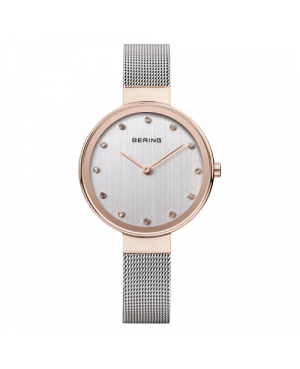 Klasyczny, zegarek damski, fashion Bering Classic Collection 12034-064.