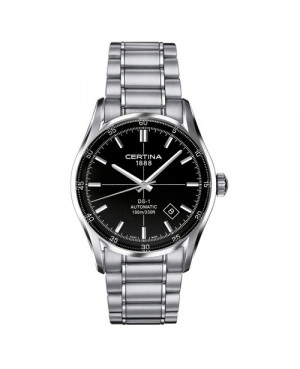Szwajcarski, klasyczny zegarek męski Certina DS-1 Index C006.407.11.051.00 (C0064071105100)