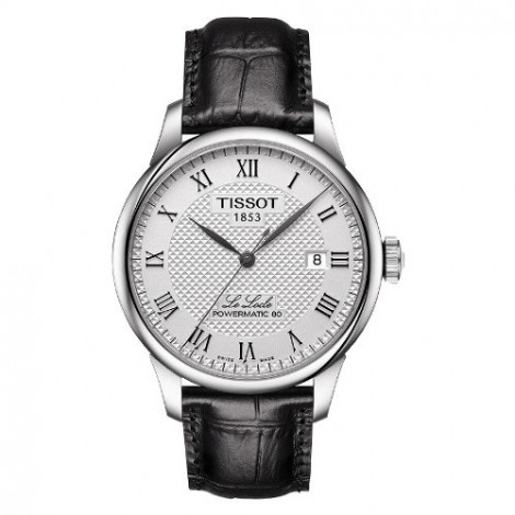Szwajcarski, elegancki zegarek męski TISSOT LE LOCLE POWERMATIC 80 T006.407.16.033.00 (T0064071603300)