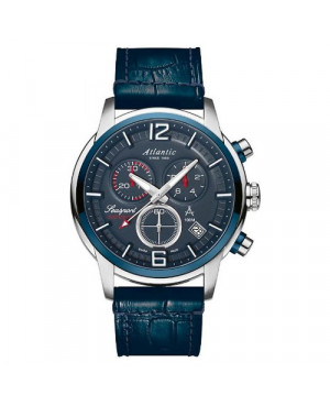 Sportowy zegarek męski, szwajcarski ATLANTIC Seasport 87461.47.55 (874614755)