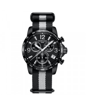 Szwajcarski, sportowy zegarek męski CERTINA DS Podium Chronograph 1/10 sec C034.417.38.057.00 (C0344173805700)