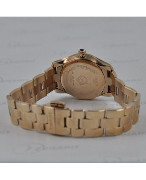 Szwajcarski, elegancki zegarek damski TISSOT T-WAVE T112.210.33.451.00 (T1122103345100) biżuteryjny