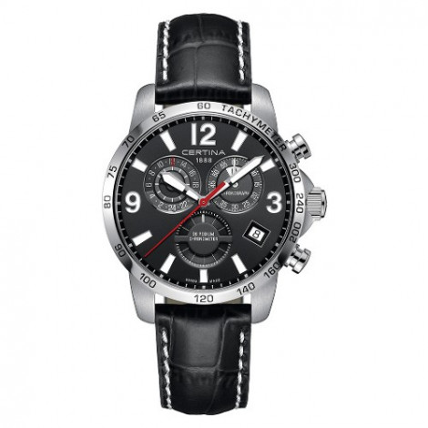 Szwajcarski, sportowy zegarek męski Certina DS Podium Chronograph GMT C034.654.16.057.00 (C0346541605700)