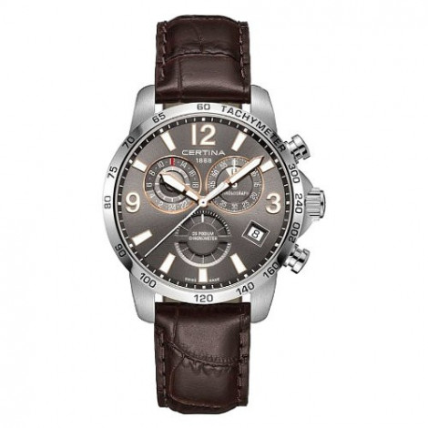 Szwajcarski, sportowy zegarek męski Certina DS Podium Chronograph GMT C034.654.16.087.01 (C0346541608701)