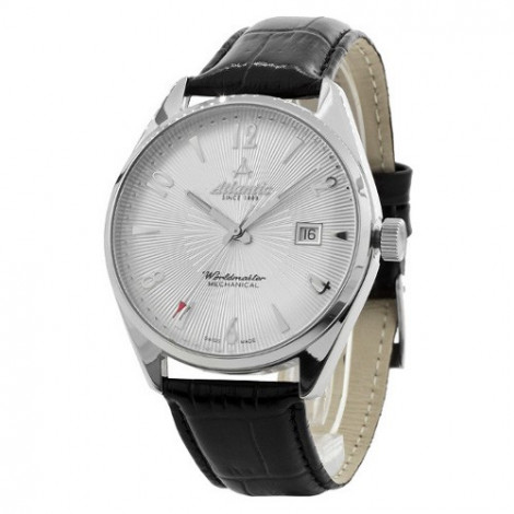 Klasyczny zegarek męski ATLANTIC Worldmaster Art-Deco 51651.41.25S (516514125S)