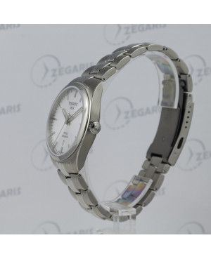 Szwajcarski, klasyczny zegarek męski TISSOT PR 100 TITANIUM GENT T101.410.44.031.00 (T1014104403100) z szafirowym szkłem