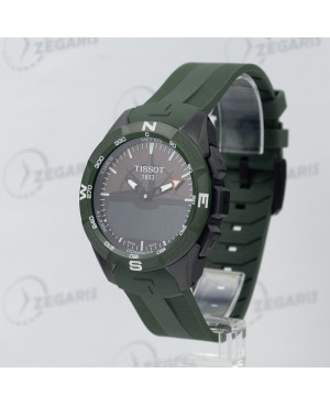 Szwajcarski, sportowy zegarek męski TISSOT T-TOUCH EXPERT SOLAR II T110.420.47.051.00 (T1104204705100) z tytanu
