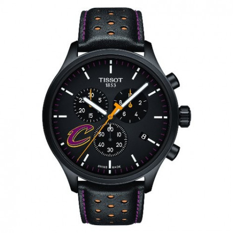 Szwajcarski, sportowy zegarek męski Tissot Chrono XL NBA Cleveland Cavaliers Special Edition T116.617.36.051.01 (T1166173605101)