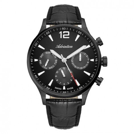 Elegancki zegarek męski ADRIATICA Aviator A8263.B254QF (A8263B254QF)