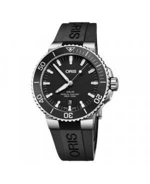 Szwajcarski zegarek męski do nurkowania ORIS Aquis Date 01 733 7730 4154-07 4 24 64 EB (01733773041540742464EB)