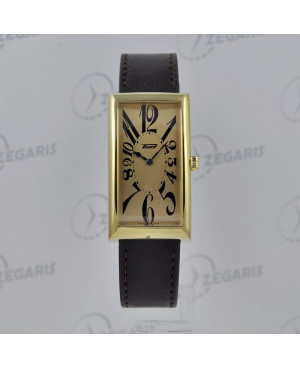 Szwajcarski, klasyczny zegarek unisex TISSOT T117.509.36.022.00 (T1175093602200) na skórzanym pasku heritage