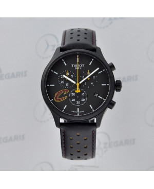 Szwajcarski zegarek męski TISSOT CHRONO XL NBA T116.617.36.051.01 Zegaris Rzeszów na skórzanym pasku